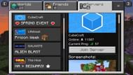 The featured servers available on Bedrock's console ports (Image via Mojang)